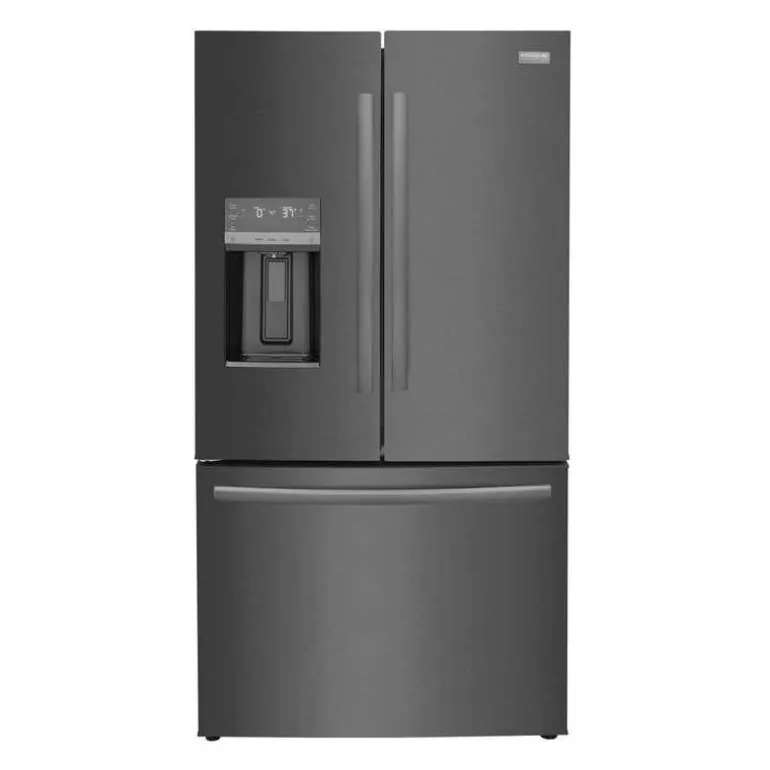 FRIGIDAIRE GALLERY 36 In 22,6 Cu Ft Refrigerator Black Stainless Bottom Freezer, French door - GRFC2353AD