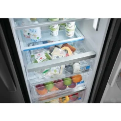 FRIGIDAIRE GALLERY 36 in 22,2 cu ft refrigerator Black Stainless Side by side - GRSC2352AD