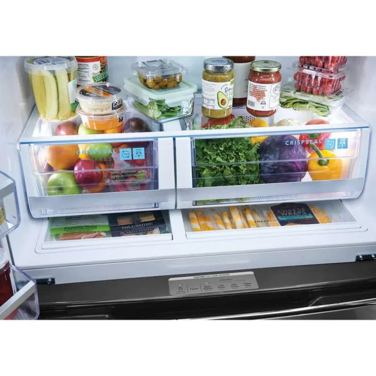 FRIGIDAIRE GALLERY 36 In 21,5 Cu Ft Refrigerator Stainless Bottom Freezer, French door - GRMC2273CF