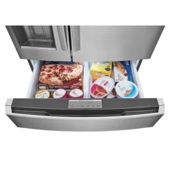 FRIGIDAIRE GALLERY 36 In 21,5 Cu Ft Refrigerator Stainless Bottom Freezer, French door - GRMC2273CF