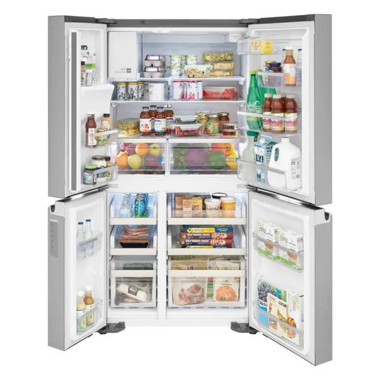 FRIGIDAIRE GALLERY 36 In 22,1 Cu Ft Refrigerator Stainless Bottom Freezer, French door - GRQC2255BF