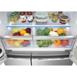 FRIGIDAIRE GALLERY 36 In 22,1 Cu Ft Refrigerator Stainless Bottom Freezer, French door - GRQC2255BF