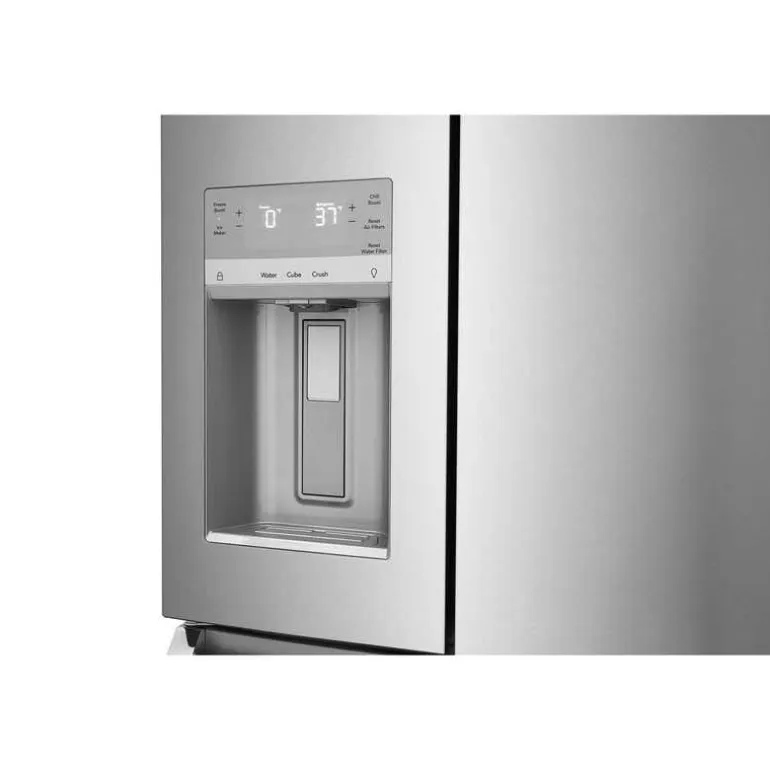 FRIGIDAIRE GALLERY 36 In 22,1 Cu Ft Refrigerator Stainless Bottom Freezer, French door - GRQC2255BF