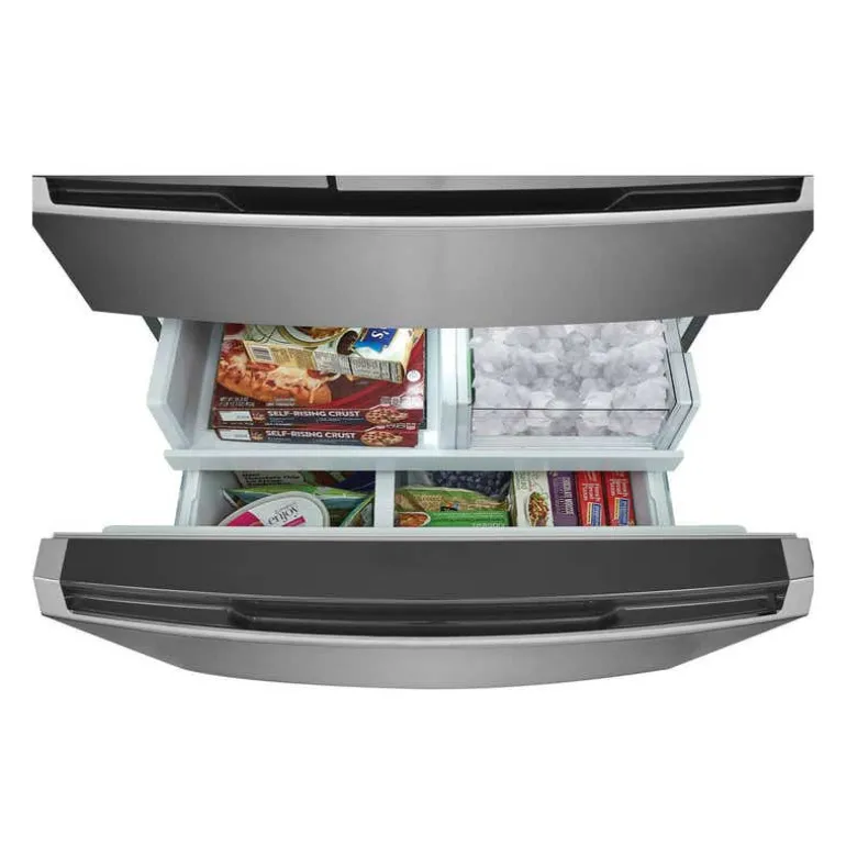 FRIGIDAIRE GALLERY 36 In 22,1 Cu Ft Refrigerator Stainless Bottom Freezer, French door - GRMG2272CF