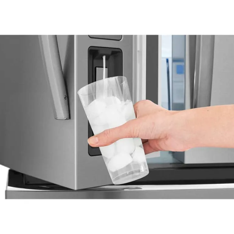 FRIGIDAIRE GALLERY 36 In 22,1 Cu Ft Refrigerator Stainless Bottom Freezer, French door - GRMG2272CF