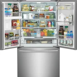 FRIGIDAIRE GALLERY 36 In 23,3 Cu Ft Refrigerator Stainless Bottom Freezer, French door - GRFG2353AF