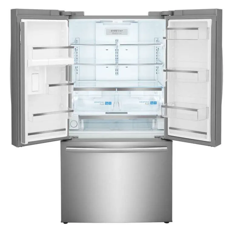 FRIGIDAIRE GALLERY 36 In 23,3 Cu Ft Refrigerator Stainless Bottom Freezer, French door - GRFG2353AF
