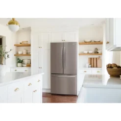 FRIGIDAIRE GALLERY 36 In 23,3 Cu Ft Refrigerator Stainless Bottom Freezer, French door - GRFG2353AF