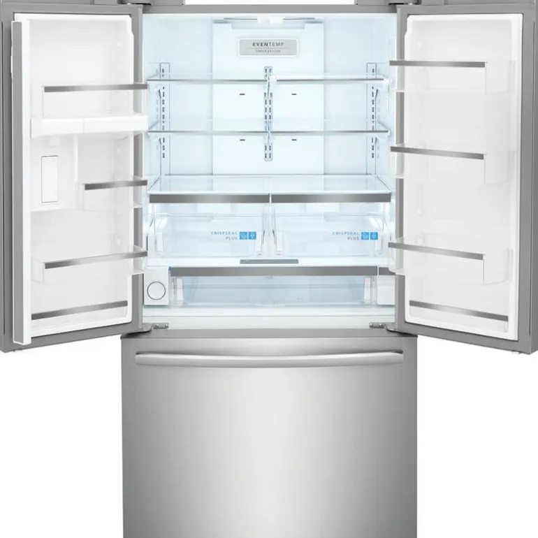 FRIGIDAIRE GALLERY 36 In 28,8 Cu Ft Refrigerator Stainless Bottom Freezer, French door - GRFN2853AF