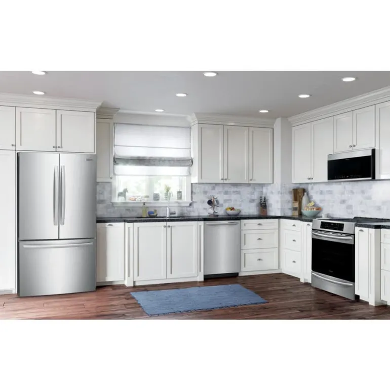 FRIGIDAIRE GALLERY 36 In 28,8 Cu Ft Refrigerator Stainless Bottom Freezer, French door - GRFN2853AF