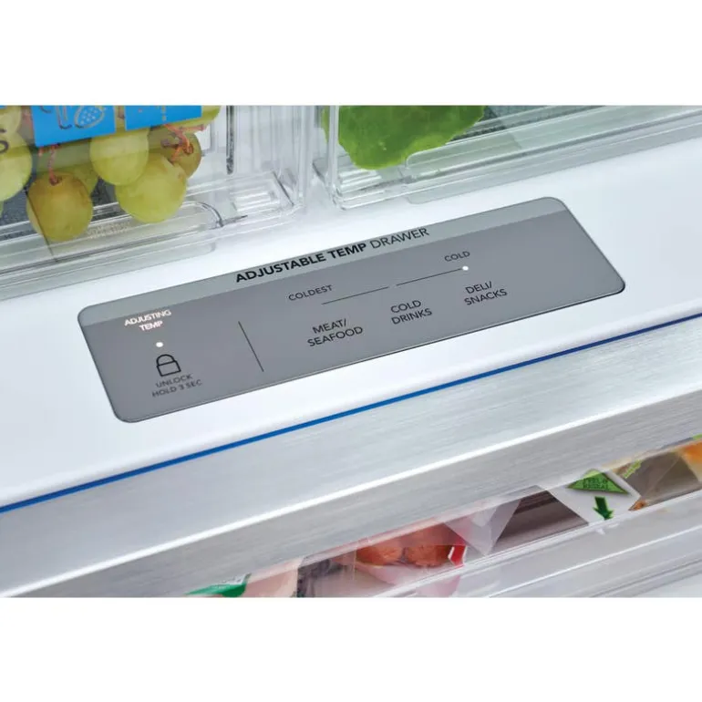 FRIGIDAIRE GALLERY 36 In 27,8 Cu Ft Refrigerator Black Stainless Bottom Freezer, French door - GRFS2853AD