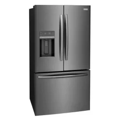 FRIGIDAIRE GALLERY 36 In 27,8 Cu Ft Refrigerator Black Stainless Bottom Freezer, French door - GRFS2853AD
