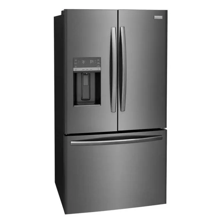 FRIGIDAIRE GALLERY 36 In 27,8 Cu Ft Refrigerator Black Stainless Bottom Freezer, French door - GRFS2853AD