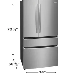 FRIGIDAIRE GALLERY 36 In 27,2 Cu Ft Refrigerator Stainless - GRMN2872AF