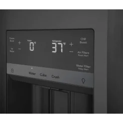 FRIGIDAIRE GALLERY 36 In 21,5 Cu Ft Refrigerator Black Stainless Bottom Freezer, French door - GRMC2273CD