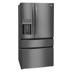 FRIGIDAIRE GALLERY 36 In 21,5 Cu Ft Refrigerator Black Stainless Bottom Freezer, French door - GRMC2273CD