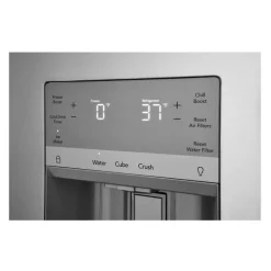 FRIGIDAIRE GALLERY 36 In 27,8 Cu Ft Refrigerator Stainless Bottom Freezer, French door - GRFS2853AF