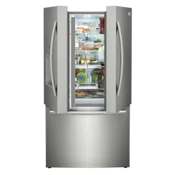 FRIGIDAIRE GALLERY 36 In 27,8 Cu Ft Refrigerator Stainless Bottom Freezer, French door - GRFS2853AF