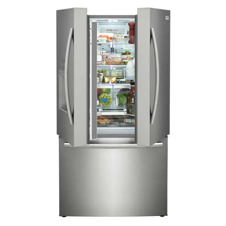FRIGIDAIRE GALLERY 36 In 27,8 Cu Ft Refrigerator Stainless Bottom Freezer, French door - GRFS2853AF