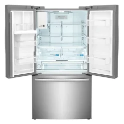 FRIGIDAIRE GALLERY 36 In 27,8 Cu Ft Refrigerator Stainless Bottom Freezer, French door - GRFS2853AF