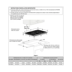 FRIGIDAIRE GALLERY 36 In Cooktop Induction Stainless 36