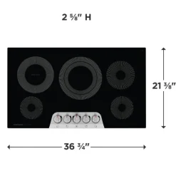 FRIGIDAIRE GALLERY Cooktop Glass-Ceramic Stainless 36