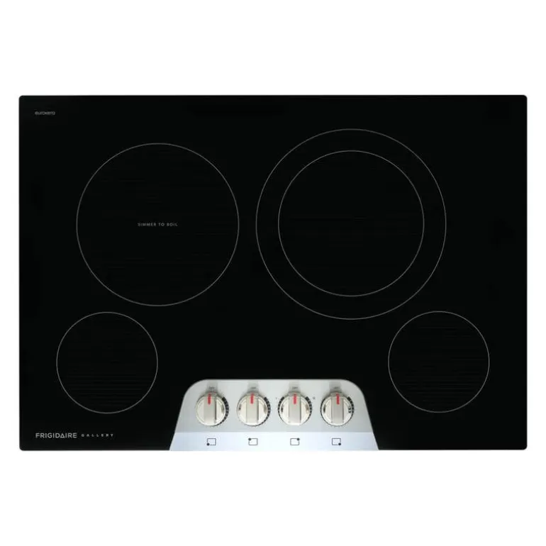 FRIGIDAIRE GALLERY Cooktop Glass-Ceramic Stainless 30" Stainless - GCCE3049BS