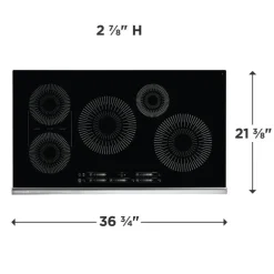 FRIGIDAIRE GALLERY Cooktop Glass-Ceramic Black 36