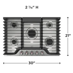 FRIGIDAIRE GALLERY Cooktop  Stainless 36