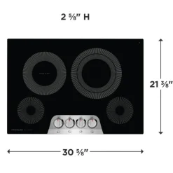 FRIGIDAIRE GALLERY Cooktop Glass-Ceramic Stainless 30