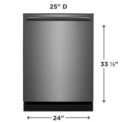 FRIGIDAIRE GALLERY dishwasher Built-In Black Stainless 24" 52dB - GDPH4515AD