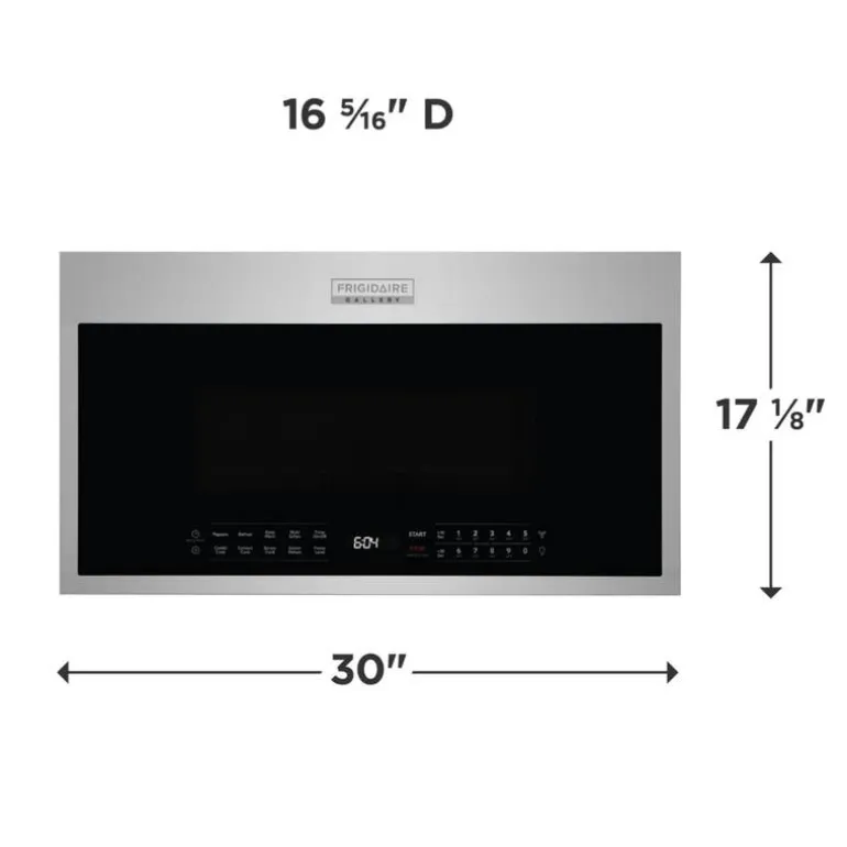 FRIGIDAIRE GALLERY Microwave, Stainless, 900 W, 400 - GMOS196CAF