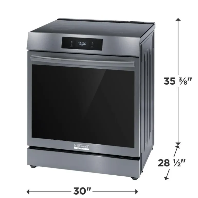 FRIGIDAIRE GALLERY Range Black Stainless 30" Electric Induction - GCFI306CBD