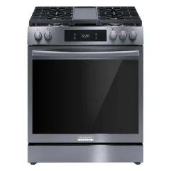 FRIGIDAIRE GALLERY Range Black Stainless 30" Electric Glass-Ceramic - GCFG3060BD