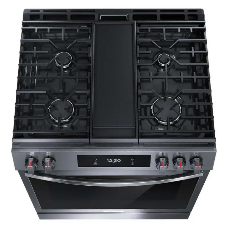 FRIGIDAIRE GALLERY Range Black Stainless 30" Electric Glass-Ceramic - GCFG3060BD