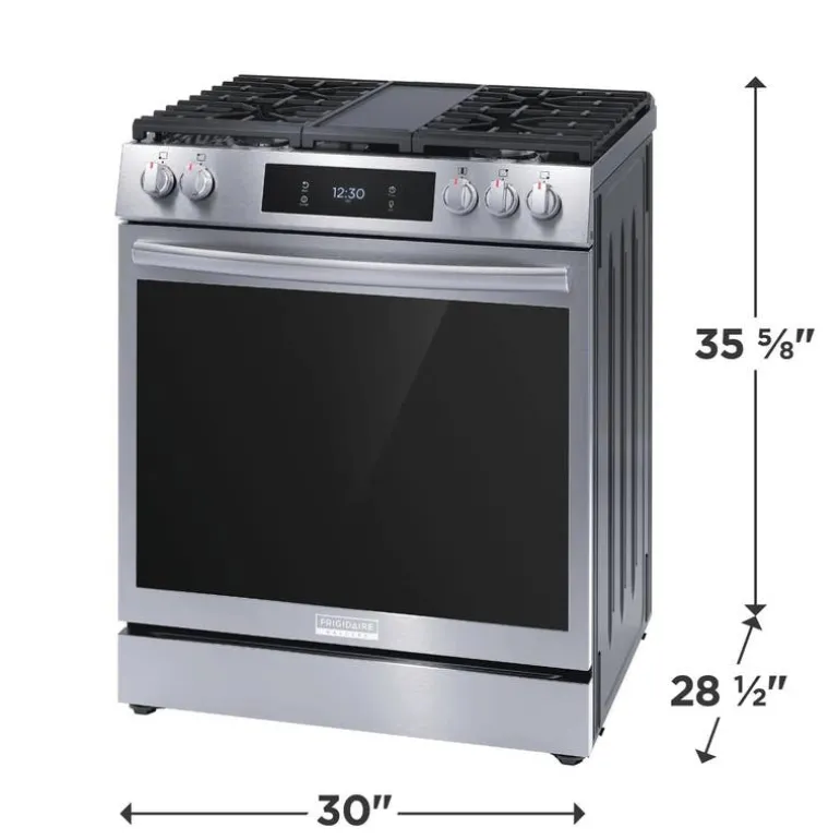 FRIGIDAIRE GALLERY Range Stainless 30" Electric Glass-Ceramic - GCFG3060BF