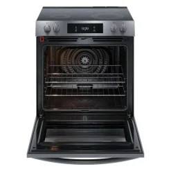 FRIGIDAIRE GALLERY Range Black Stainless 30" Electric Glass-Ceramic - GCFE306CBD