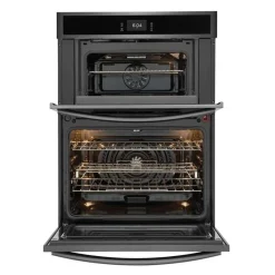 FRIGIDAIRE GALLERY Wall Oven and Microwave Combination Black Stainless  30"  Electric - GCWM3067AD