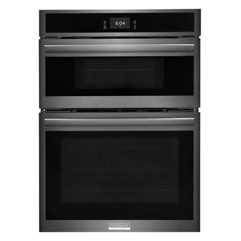 FRIGIDAIRE GALLERY Wall Oven and Microwave Combination Black Stainless 30" Electric - GCWM3067AD