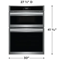 FRIGIDAIRE GALLERY Wall Oven and Microwave Combination Stainless 30" Electric - GCWM3067AF