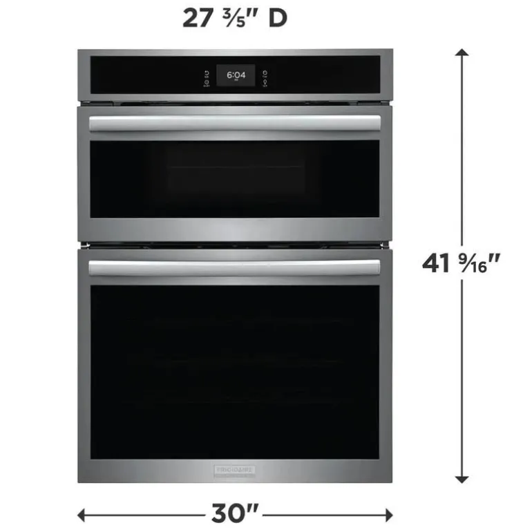FRIGIDAIRE GALLERY Wall Oven and Microwave Combination Stainless 30" Electric - GCWM3067AF