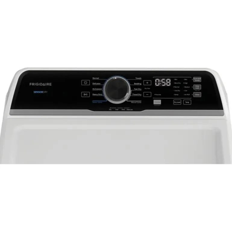 FRIGIDAIRE Gas Dryer Front-Load White 27" - FLVG7523BW