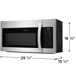 FRIGIDAIRE Microvawe/Range Hood, Stainless, 300 - FMOS1846BS
