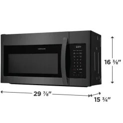 FRIGIDAIRE Microvawe/Range Hood, Black Stainless, 300 - FMOS1846BD