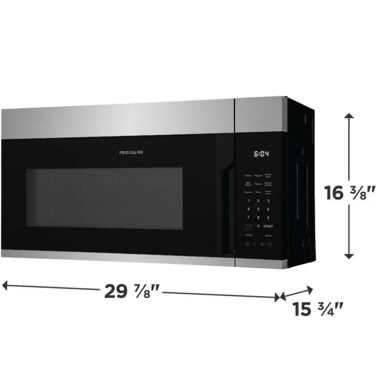 FRIGIDAIRE Microvawe/Range Hood, Stainless, 300 - FMOW1852AS