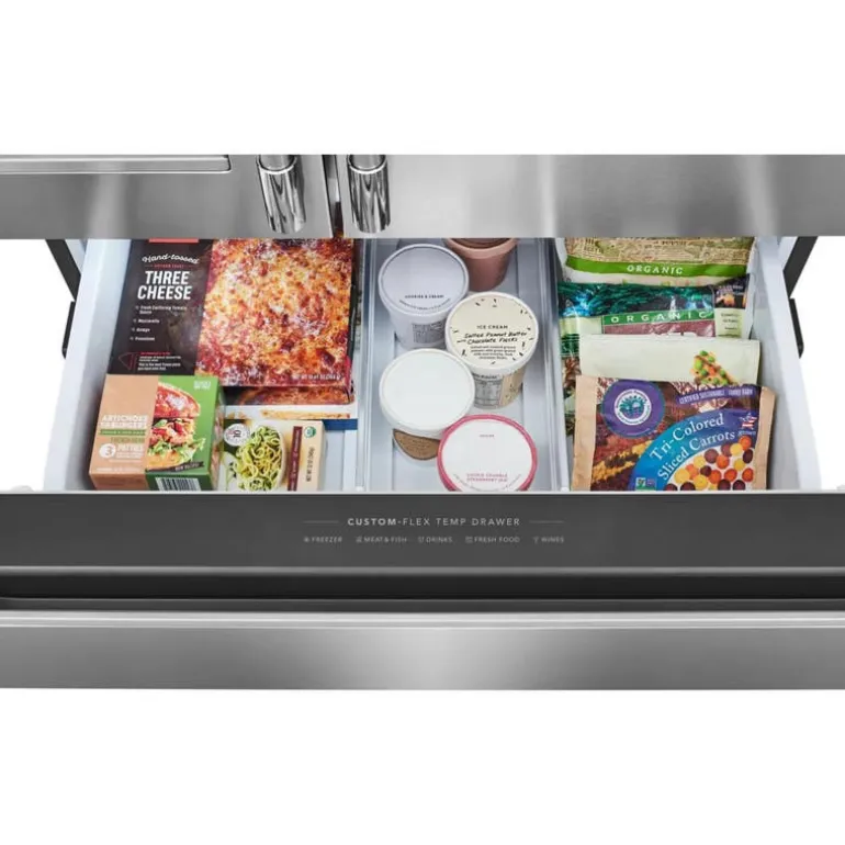 Frigidaire Professional 22 Cu ft 36 In Refrigerator Stainless Bottom Freezer, French door - PRMC2290BF