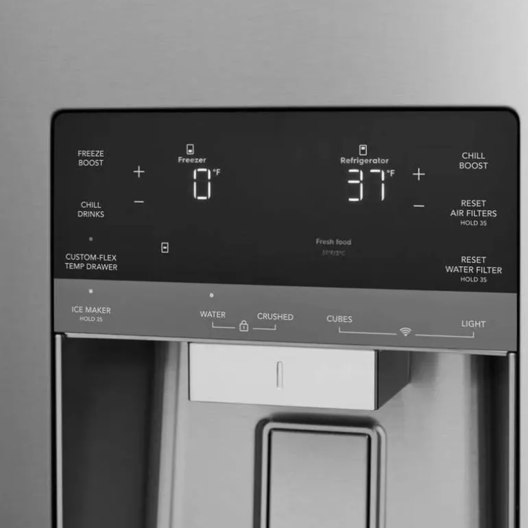 Frigidaire Professional 22 Cu ft 36 In Refrigerator Stainless Bottom Freezer, French door - PRMC2290BF