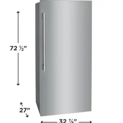 Frigidaire Professional 19 Cu Ft 33 In Refrigerator Stainless All refrigerator - FPRU19F8WF