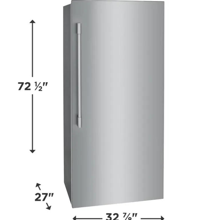 Frigidaire Professional 19 Cu Ft 33 In Refrigerator Stainless All refrigerator - FPRU19F8WF