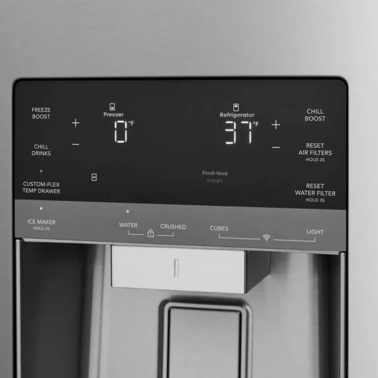 Frigidaire Professional 26 Cu ft 36 In Refrigerator Stainless Bottom Freezer, French door - PRMS2790BF